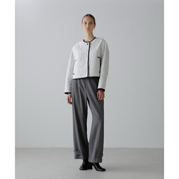 ウールギャバパンツ／アドーア（ADORE）