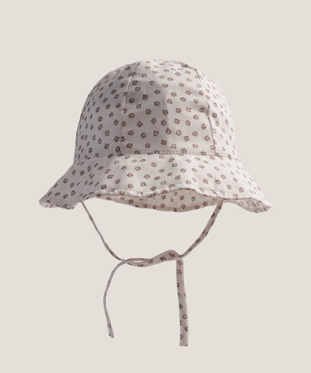 【aimoha-KIDS-】キッズ　花柄ハット／アイモハ（aimoha）
