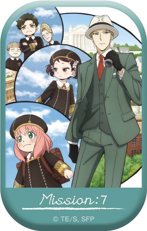 SPY×FAMILY_スクエア缶バッジ/MISSION:7「標的の次男」／colleize（colleize）