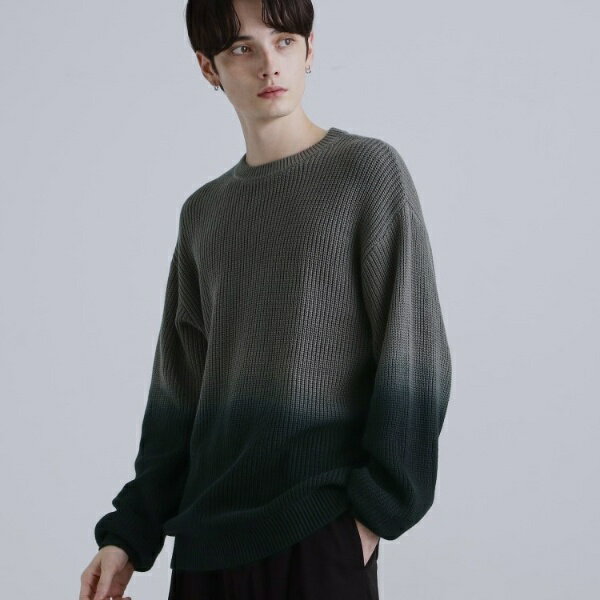 コットン畔編みグラデーションニット／ティーケー タケオキクチ（tk.TAKEO KIKUCHI）