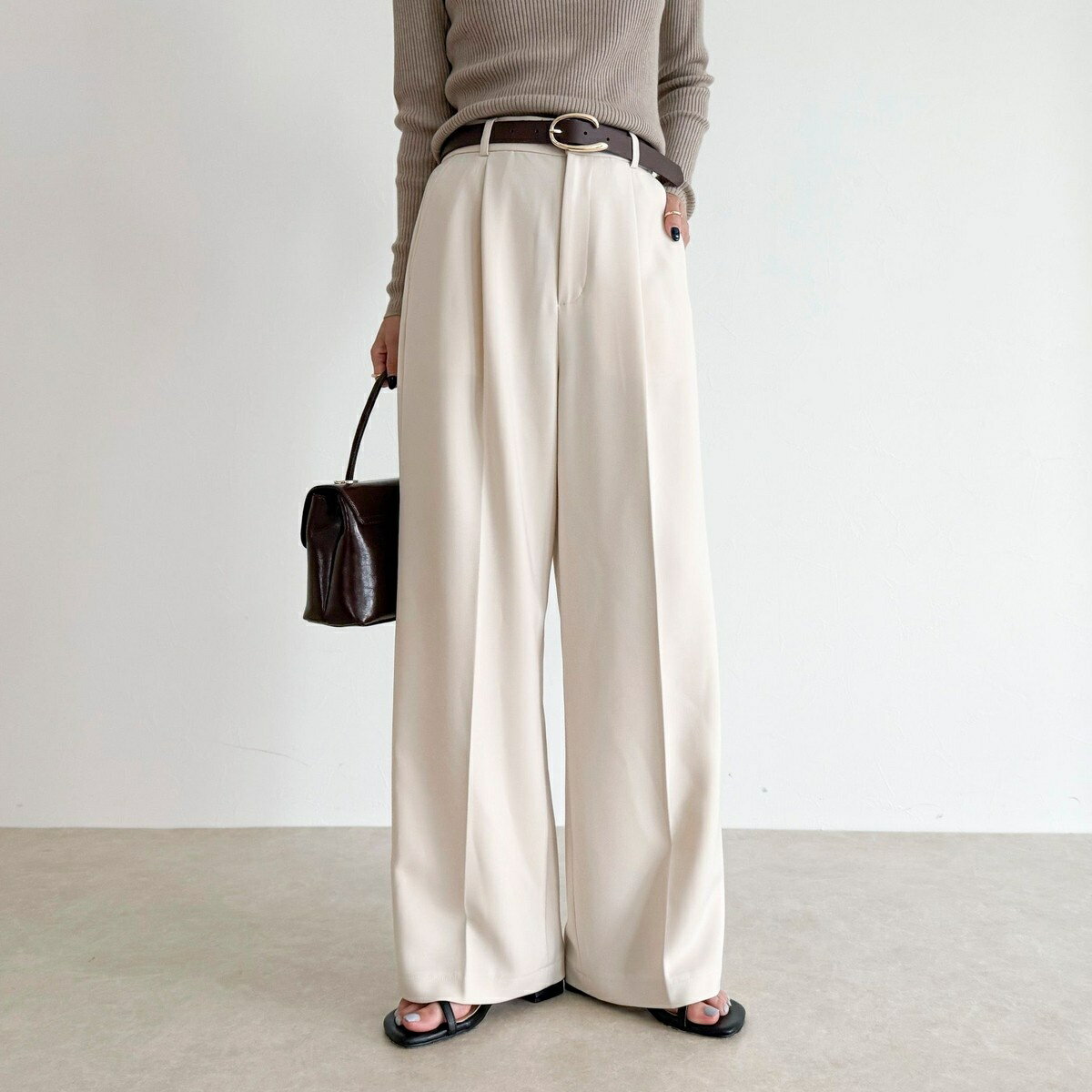 【人気商品の新型】とろみwarmタックスラックス/フレディエミュ(fredy emue)