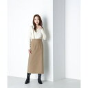 ストラップ付ナロースカート/ナチュラルビューティーベーシック(NATURAL BEAUTY BASIC)