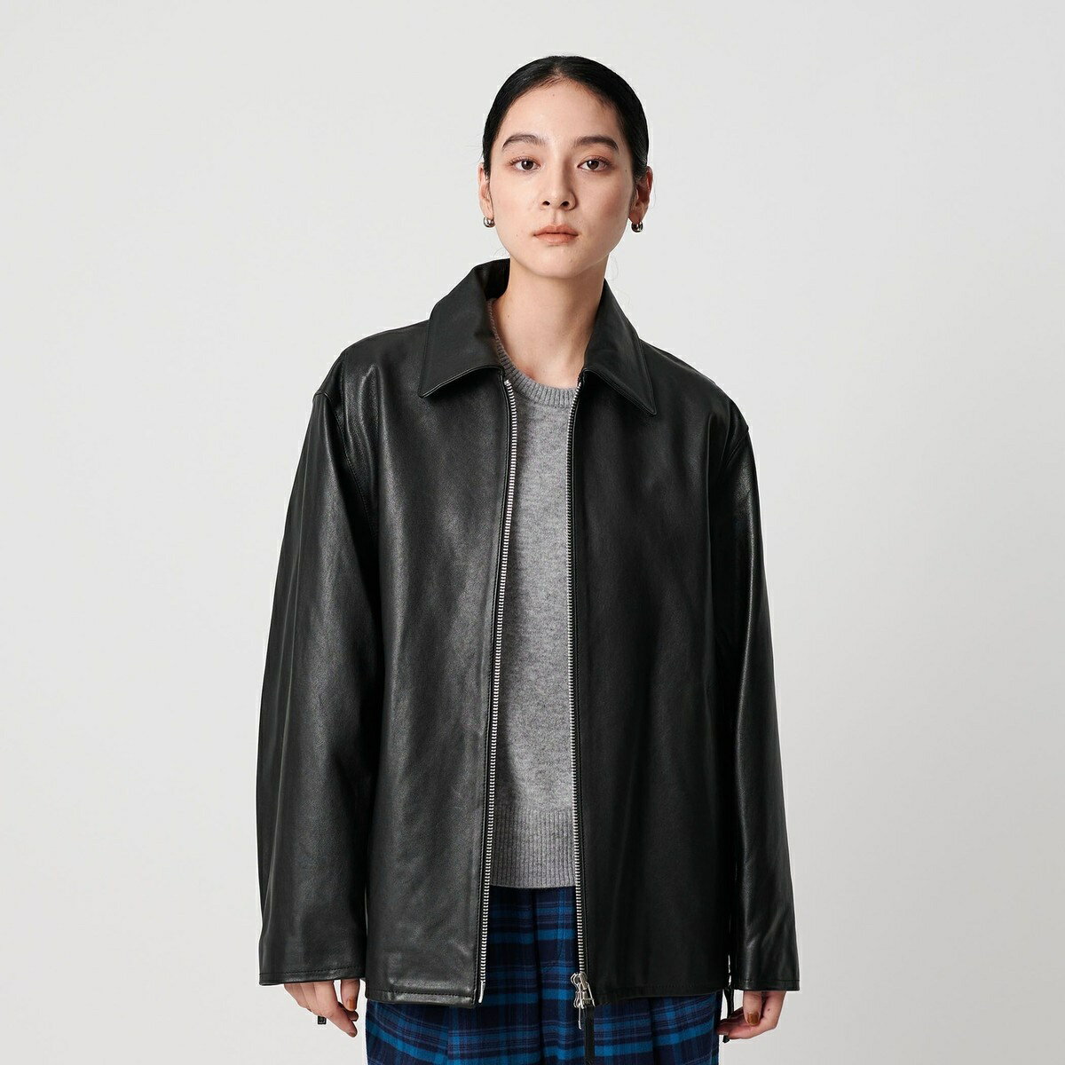 シープレザー フロントジップ ジャケット／ビューティー＆ユース ユナイテッドアローズ（BEAUTY＆YOUTH）