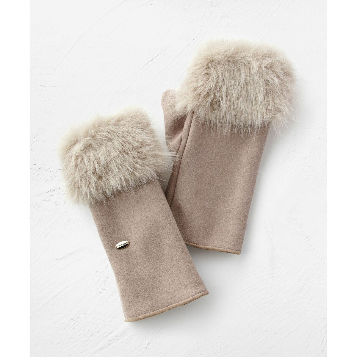 FAKE SUEDE FUR HANDWARMER 手袋/トッカ(TOCCA)