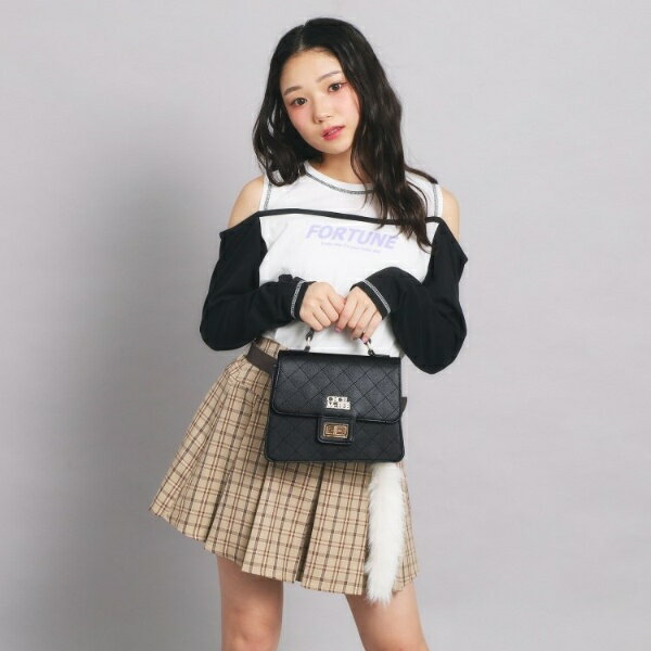 【CECIL McBEE コラボ】ショルダーバッグ／ピンクラテ（PINK-latte）のサムネイル