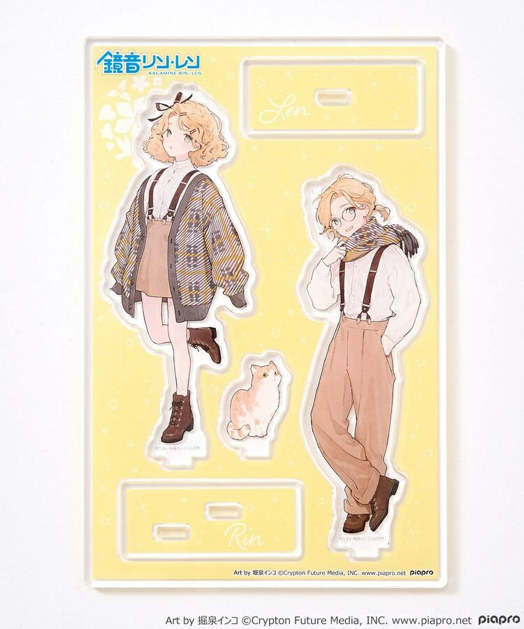 鏡音リン・レン アクリルスタンド Art by 堀泉インコ/アースミュージック&エコロジー(earth music&ecology)