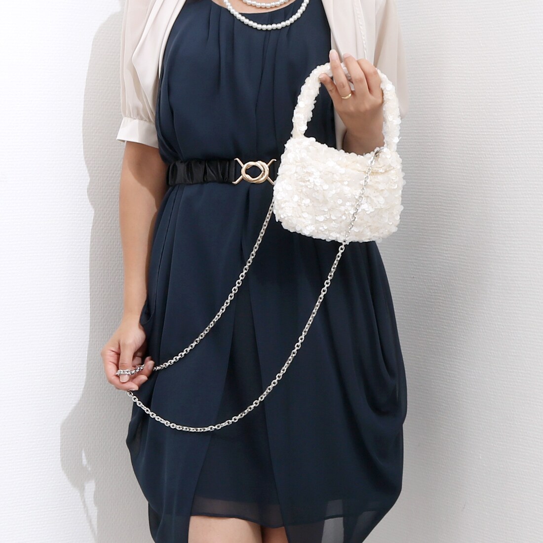 C, G, K - カシュカシュ cachecache / スパンコール2wayミニバッグ／カシュカシュ（cache cache）