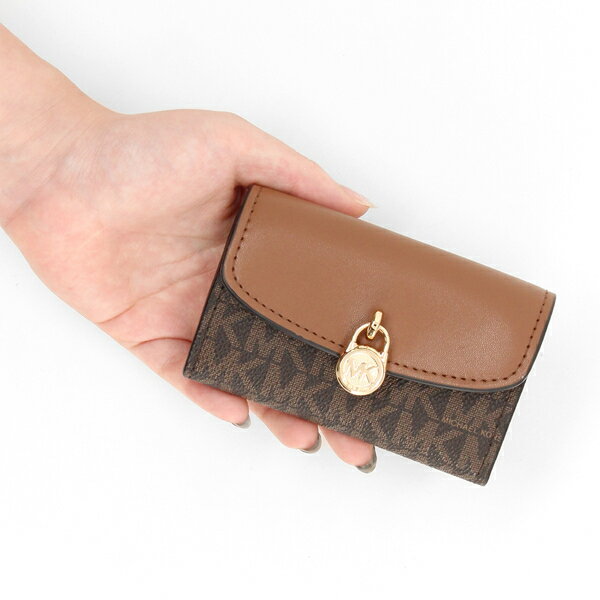 LYRA トライフォールド ウォレット - MKシグネチャー エクストラスモール／マイケル・コース（Michael Kors）