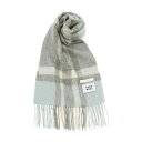 洗えるウール100%チェックマフラー/グローブ(grove)