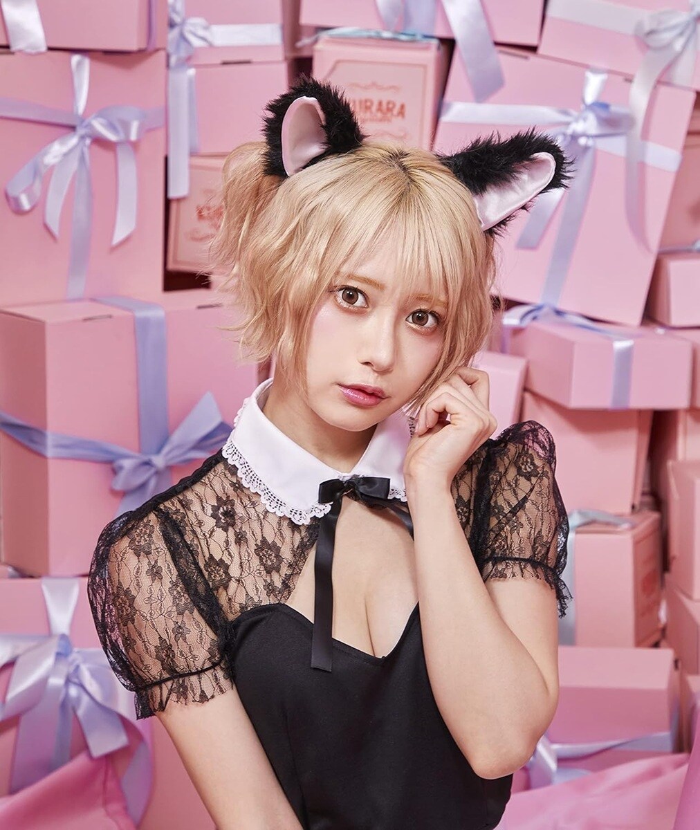 【ハロウィン】コスプレ けもみみピン セット ブラックキャット ユニセックス ブラック／クリアストー..