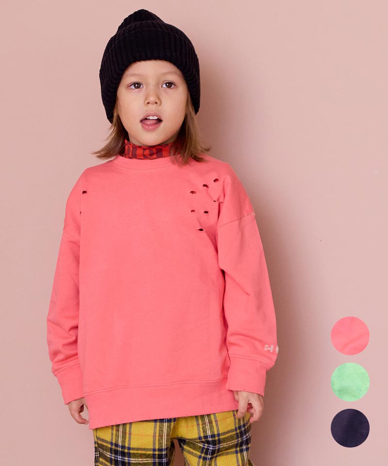 ムジダメージスウェット／マーキーズ（MARKEY'S）