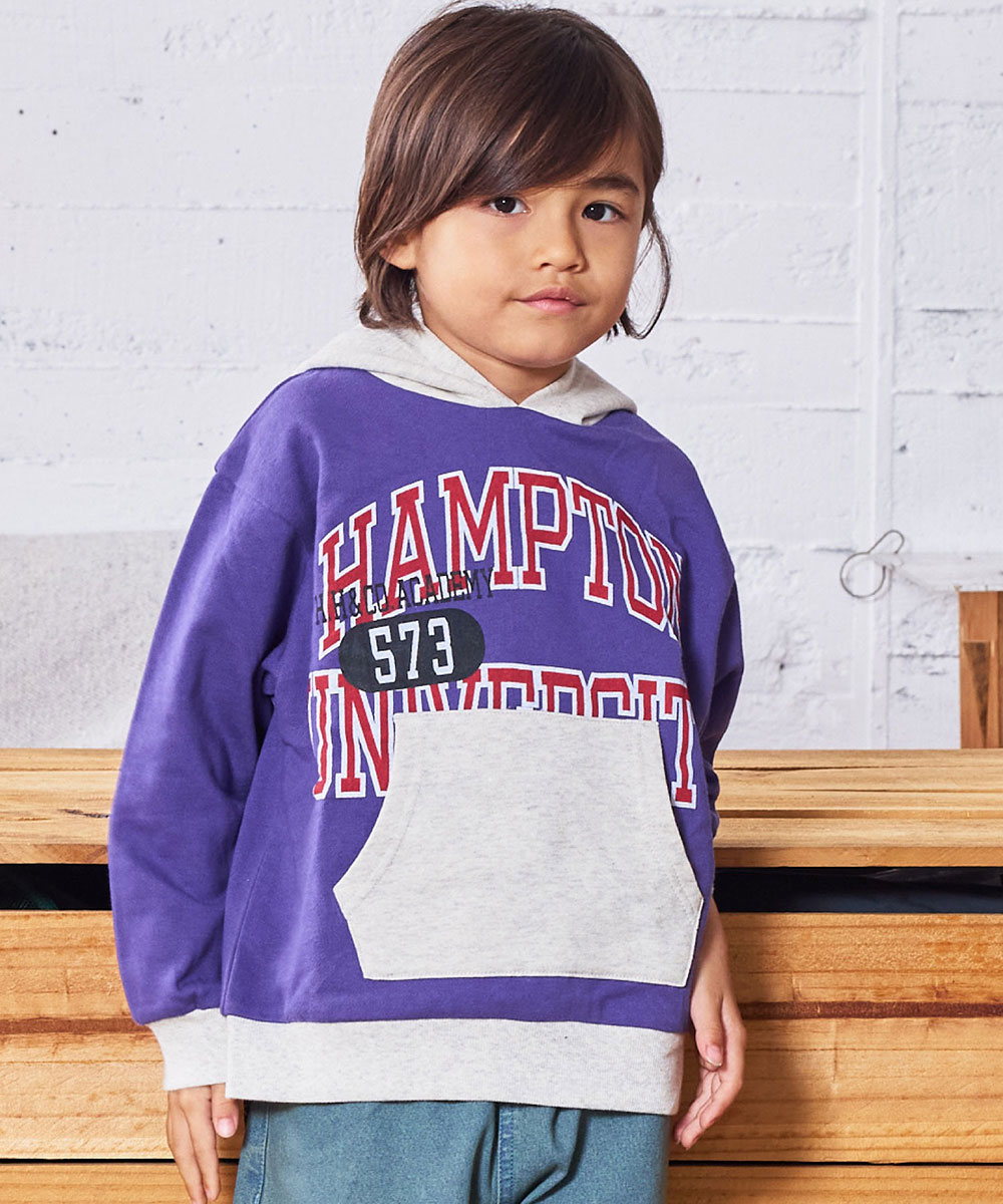 レイヤープリントパーカー／マーキーズ（MARKEY'S）