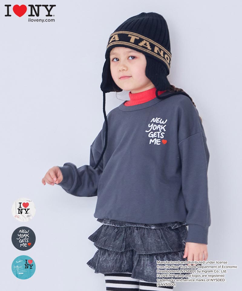 【I LOVE NY】別注プリントトレーナー／マーキーズ（MARKEY'S）