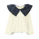 【おそろい】チェック襟付き長袖Tシャツ/ブランシェス(branshes)