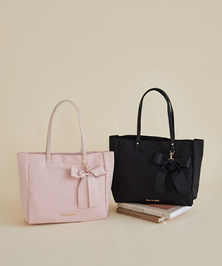 楽天市場】maison de fleur ミニダブルリボントートバッグチャームの通販
