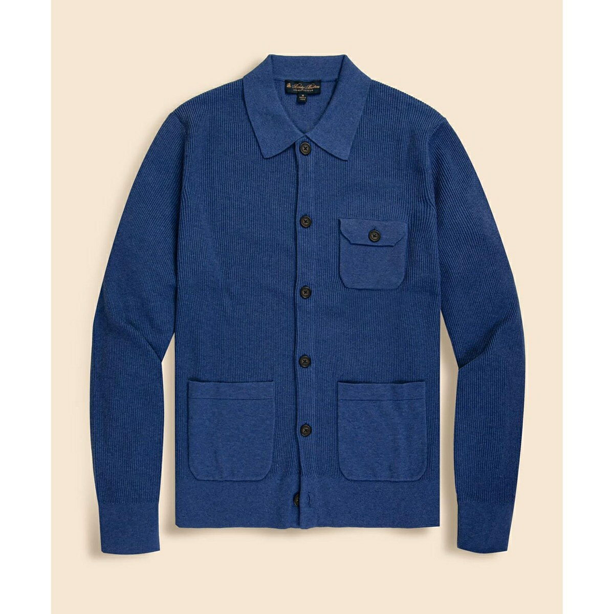 スーピマコットン　リブニット　チョアジャケットセーター／ブルックスブラザーズ（Brooks Brothers）