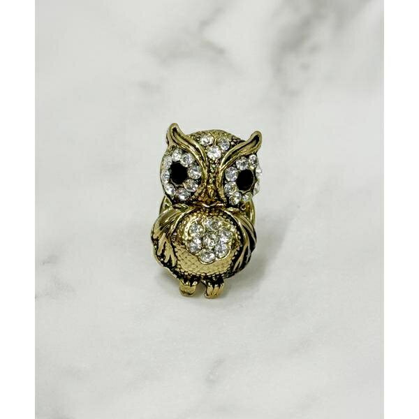 ふくろうブローチ／マーリエ ル カセット（Maglie le cassetto）