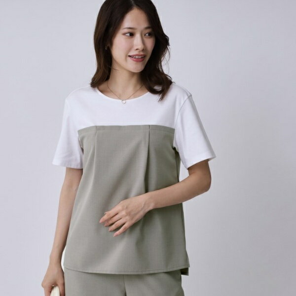 【手洗い可／セットアップ可】レイヤード風カットソー／クード シャンス（COUP DE CHANCE）