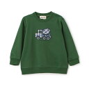 【人気商品再入荷】【直営店で取り扱い無し】働く車アップリケトレーナー/センスオブワンダー(sense of wonder)