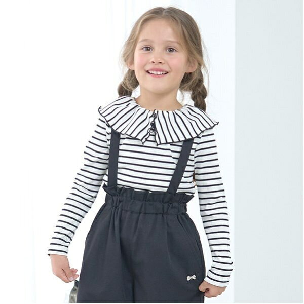 【前後どっちでもOK!】衿つき長袖Tシャツ／リセマイン（Lycee mine）のサムネイル