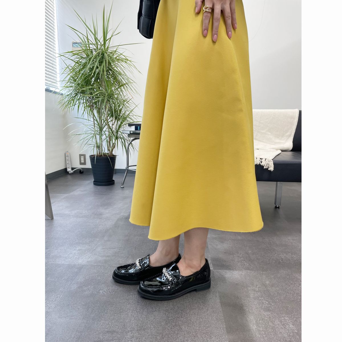 ◆3cmヒール◆ラインストーンローファー／ブリジット バーキン（Bridget Birkin）