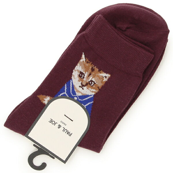 ポール＆ジョー ロークルーソックス お座りヌネットサイド柄／ポール＆ジョー パリス（PAUL＆JOE PARIS）