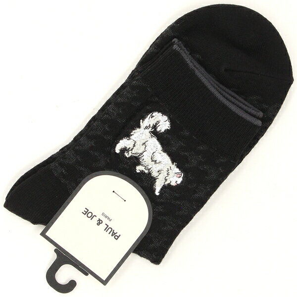 ポール＆ジョー ロークルーソックス リンクス千鳥ジプシー刺繍／ポール＆ジョー パリス（PAUL＆JOE PAR..