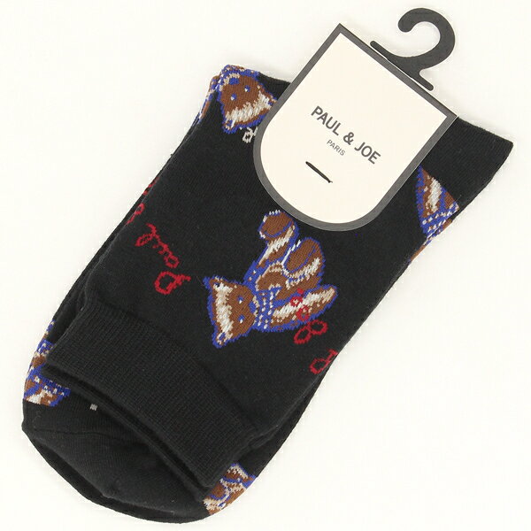 ポール＆ジョー ロークルーソックス テディベア柄／ポール＆ジョー パリス（PAUL＆JOE PARIS）