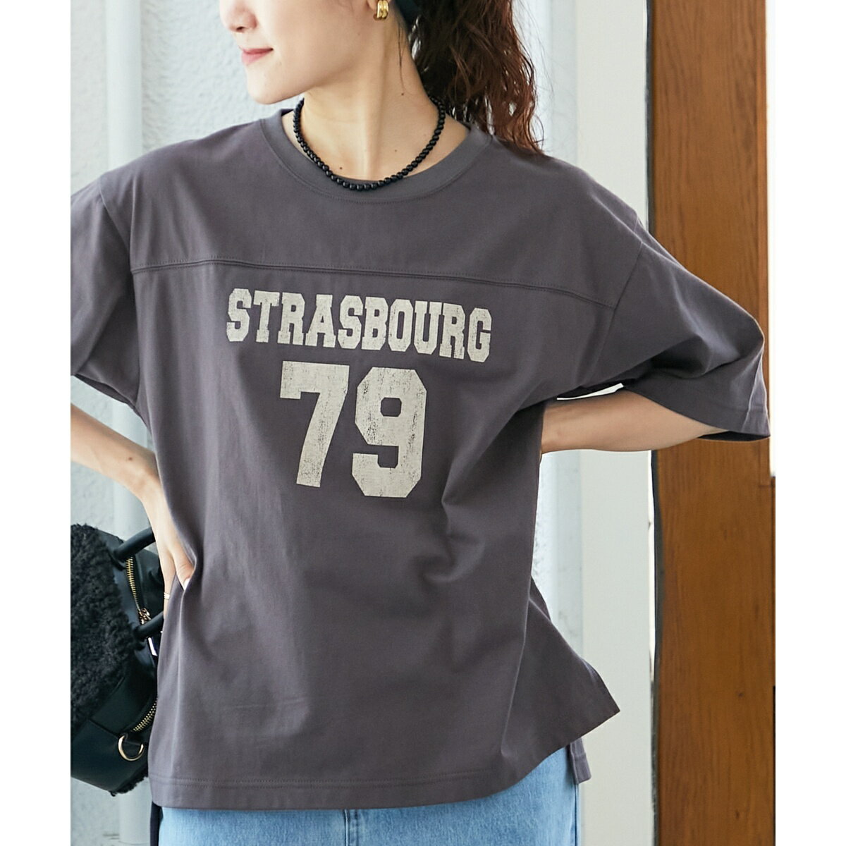 ナンバリングハーフスリーブTシャツ／ルクールブラン（le.coeur blanc）