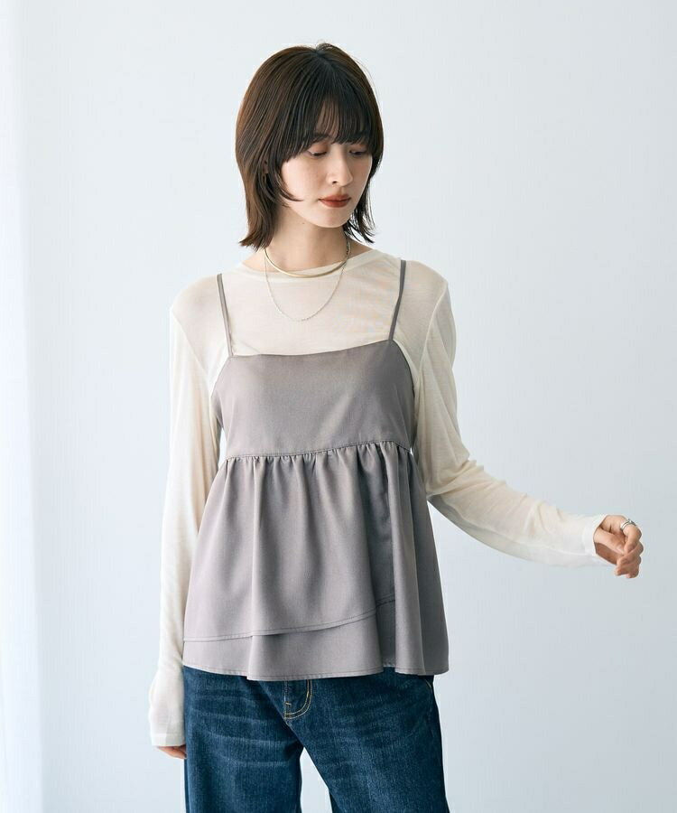 シャイニーオーバーキャミ／イェッカ ヴェッカ（YECCA VECCA）