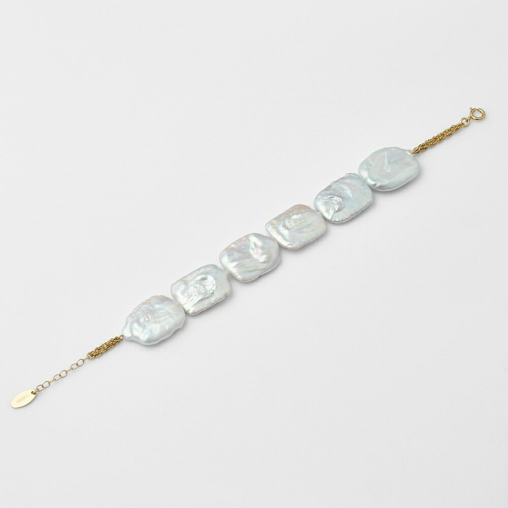 ゴールド淡水パールブレスレット／アガット（agete）