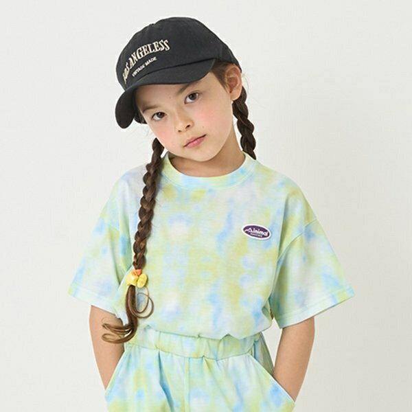 【接触冷感】タイダイ風プリントTシャツ／ミニマル（minimal）