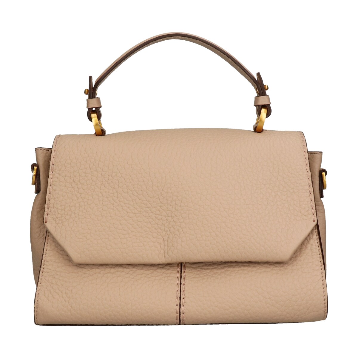 LORISTELLA◆シュリンクレザーフラップハンドバッグ／ロリステッラ（LORISTELLA）