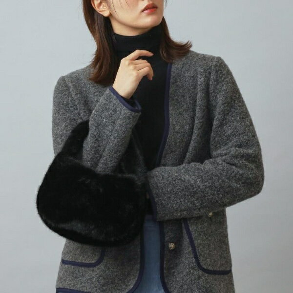 【CLASSY.12月号掲載】コンパクトフェイクファーバッグ／ドレステリア（DRESSTERIOR）
