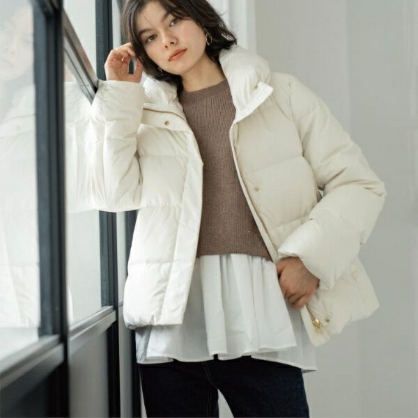 撥水ショートダウン【防風抗菌防臭洗濯機洗い可】《SS〜LL》／オペークドットクリップ（OPAQUE. ...