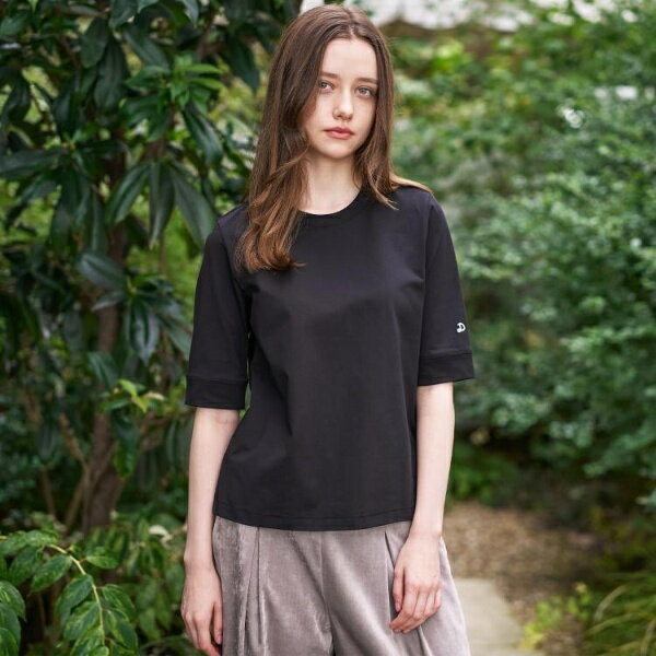 【洗える五分丈】バックブリーズテック五分丈Tシャツ／ドレステリア（DRESSTERIOR）