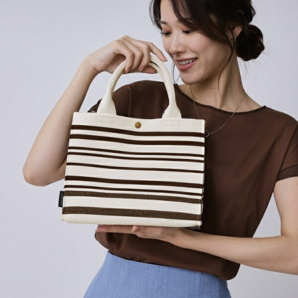 トーンリズムニット／大人ボーダー柄／ニットバック／クード シャンス（COUP DE CHANCE）