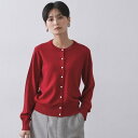 《6色展開/S-LLサイズ》クルーニットカーディガン/FILIVIVI/フィルビビ【洗濯機洗い可】/オペークドットクリップ(OPAQUE.CLIP)