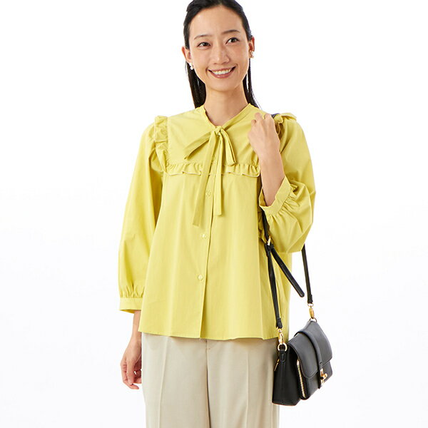 タイプライター ビブディテールブラウス／カールパークレーン（Karl Park Lane）