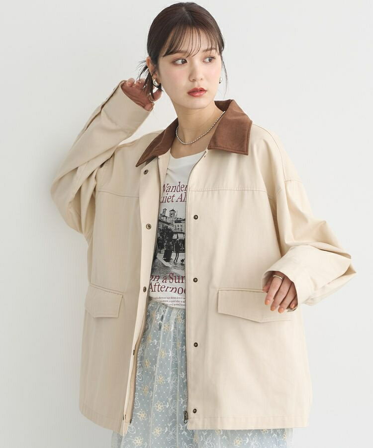 DOCKERSドッカーズハンティングジャケットブルゾンカバーオール白オフホワイト SMITH'S（スミス）別注カバーオールジャケット（オフホワイト／ブラック）