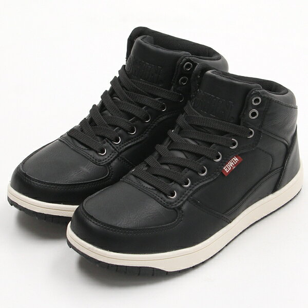 エドウイン 軽量 防水 防滑 スノトレ スニーカー ミッドカット ブーツ EDW-7674／エドウィン（EDWIN）