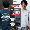 Tシャツ メンズ 半袖 バックプリント ディッキーズ 半袖Tシャツ ゆったり ロゴ 夏/ジェネレス(geneless)