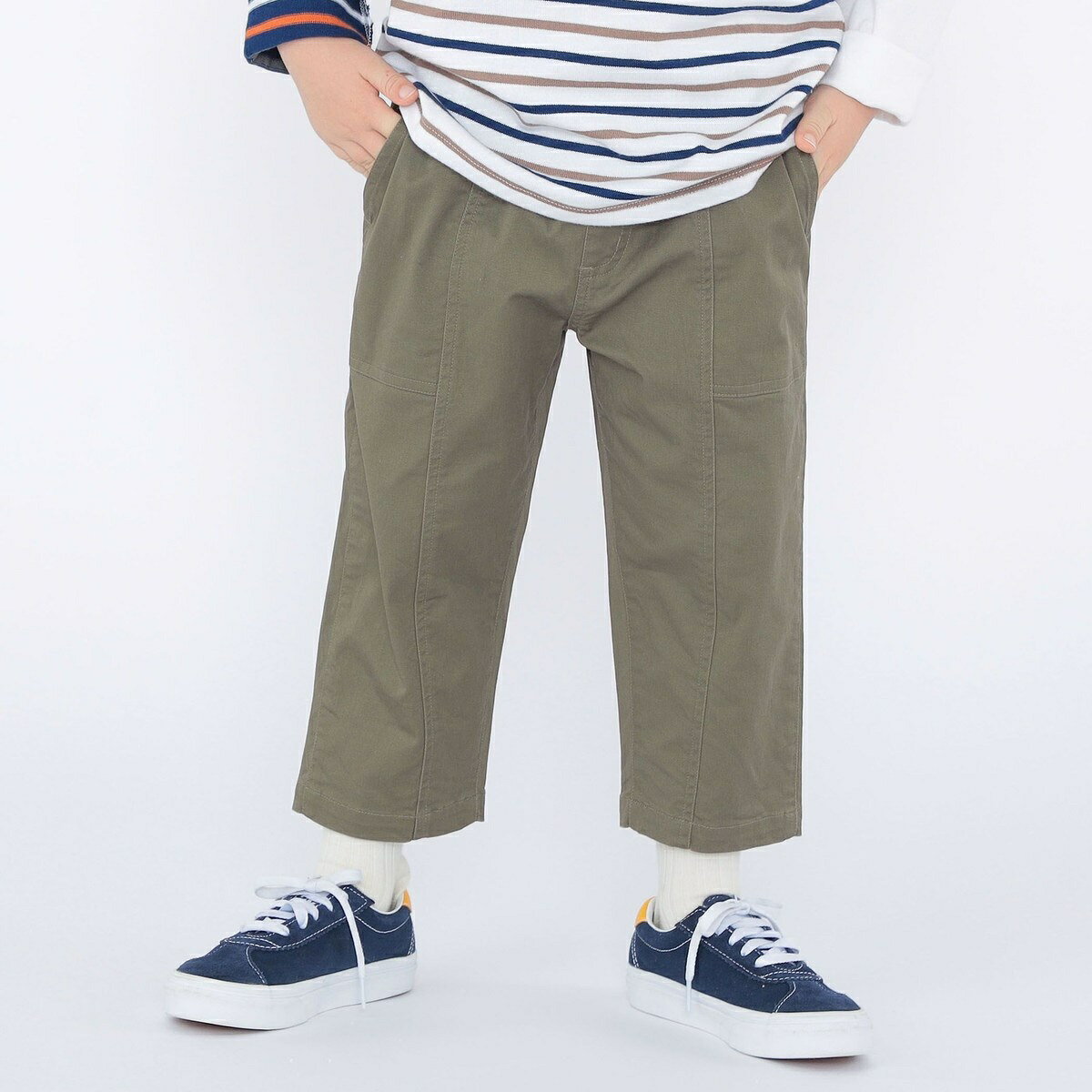 SHIPS KIDS:100～130cm /テーパード クロップド パンツ／シップス（SHIPS）