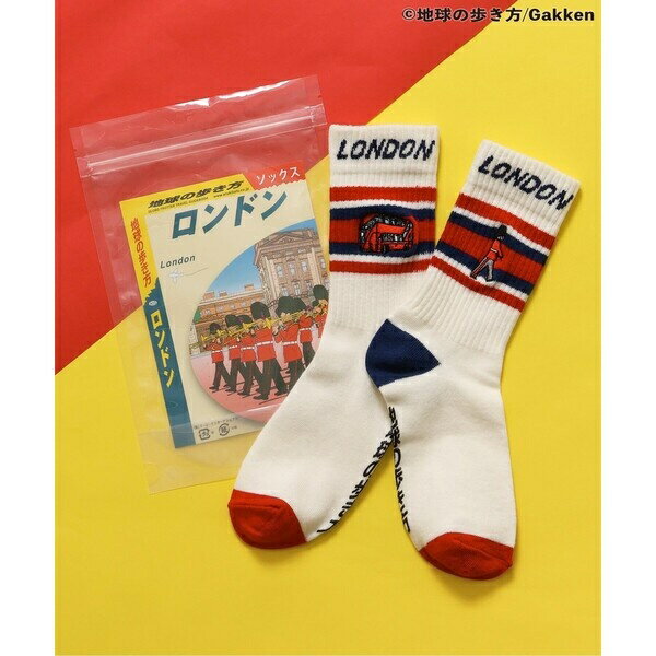 【地球の歩き方コラボ】あこがれ3都市ソックス／ブリーズ（BREEZE）のサムネイル