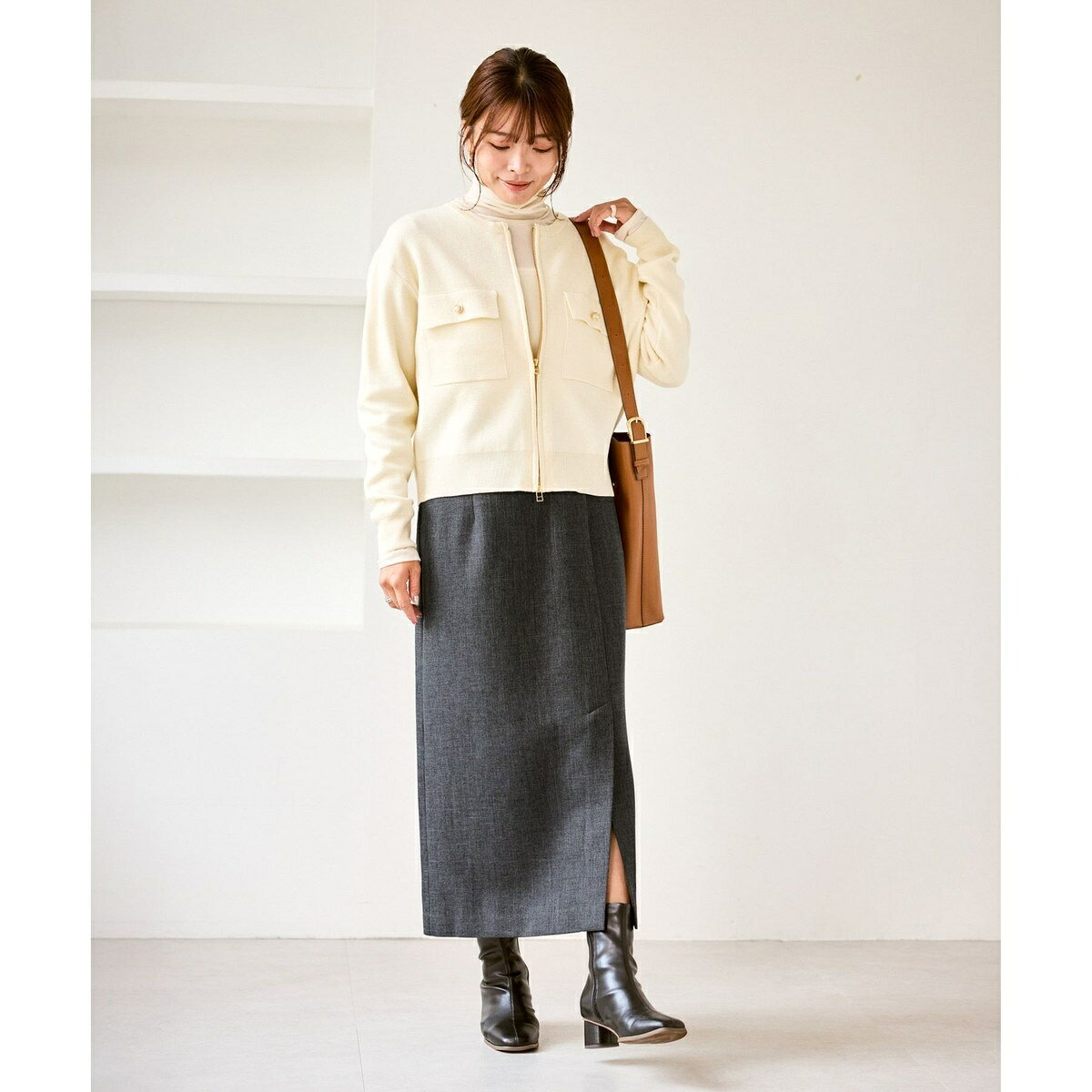 スリートーンツイードスカート/セットアップ対応／ロペピクニック（ROPE' PICNIC） 0101marui-12993697 丸井(マルイ)楽天市場店 サンプル画像3