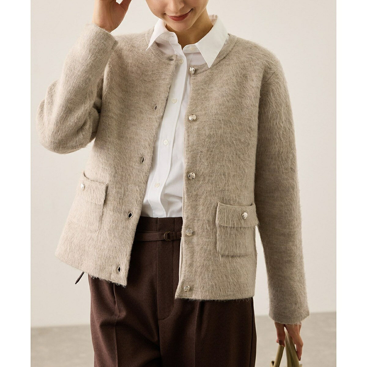 ダブルフェイス襟取り外し起毛カーディガン／ロペピクニック（ROPE' PICNIC） 0101marui-12993703 丸井(マルイ)楽天市場店 パッケージ画像