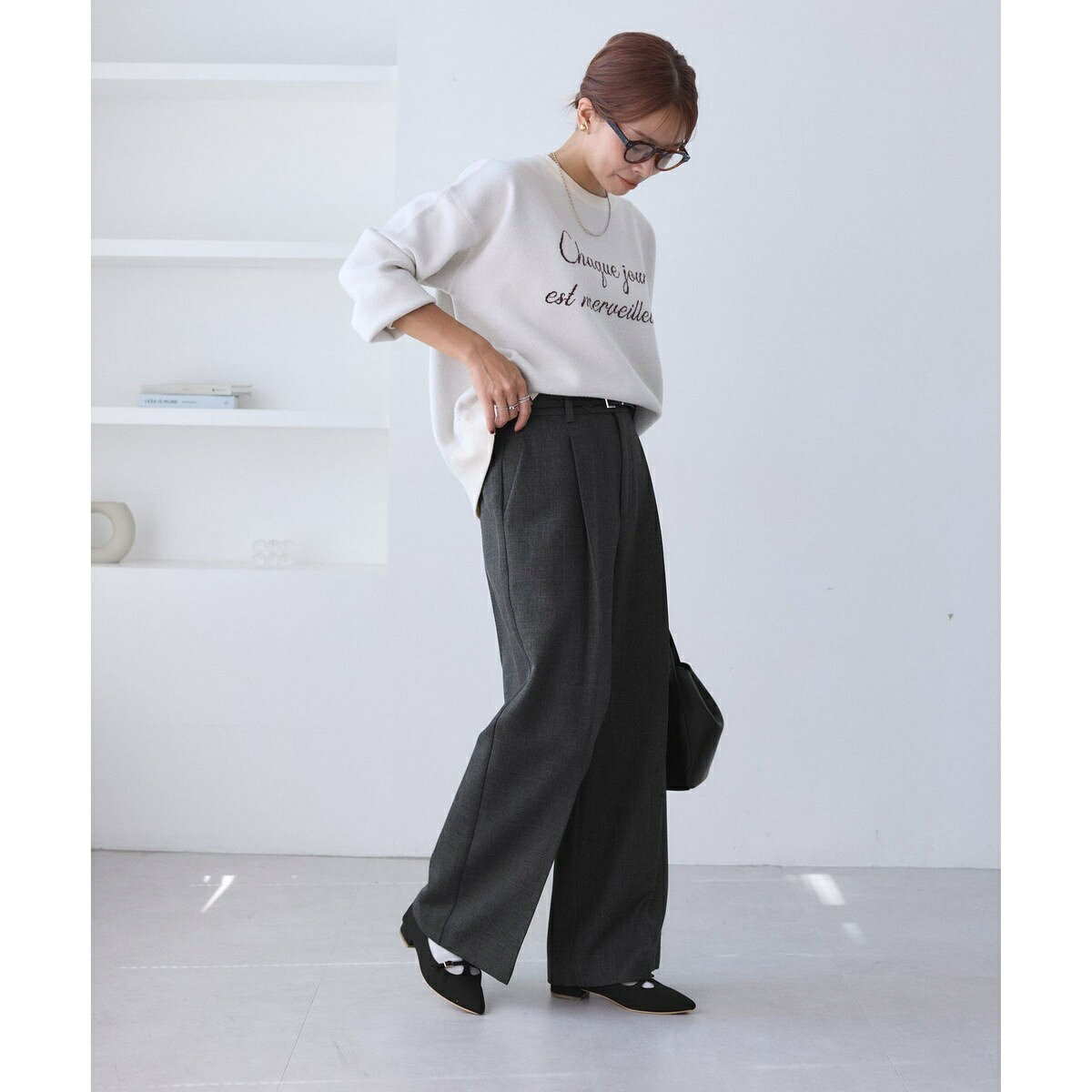 スリートーンツイードワイドパンツ/セットアップ対応／ロペピクニック（ROPE' PICNIC） 0101marui-12993743 丸井(マルイ)楽天市場店 サンプル画像3