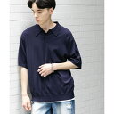 『洗濯可』ストレッチニットポロショートスリーブTシャツ/センスオブプレイスバイアーバンリサーチ(SENSE OF PLACE)