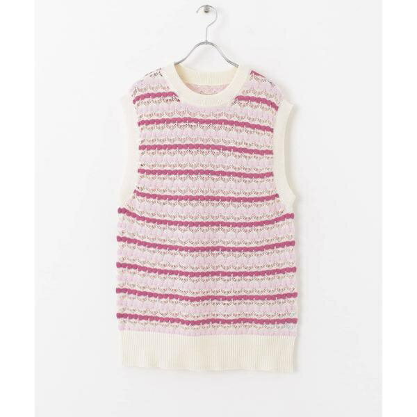 カラフルスカシアミニットベスト／センスオブプレイスバイアーバンリサーチ（SENSE OF PLACE）