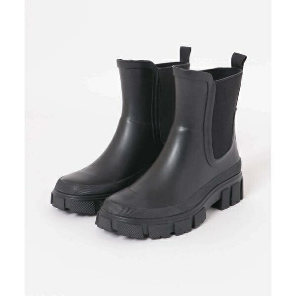 厚底サイドゴアラバーブーツ／ロデ